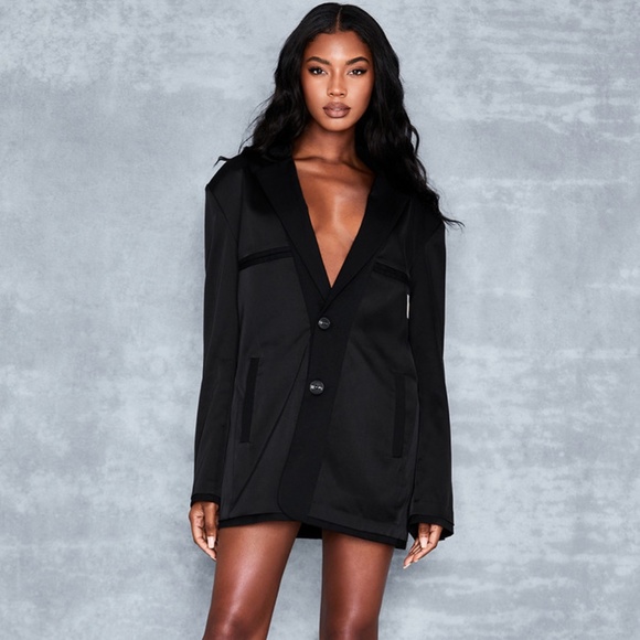 Go-Getter Black Inside Out Masculine Blazer - Picture 1 of 11